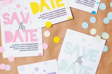 Free Wedding Invitation Template Colorful