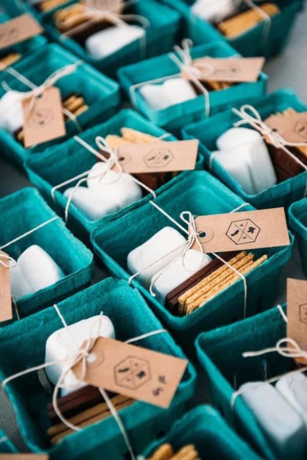 Wedding Place Cards Smores