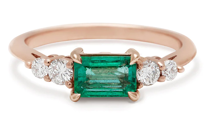Anna Sheffield Jewelry Emerald Diamond