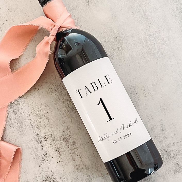 wedding table numbers