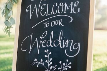 wedding sign