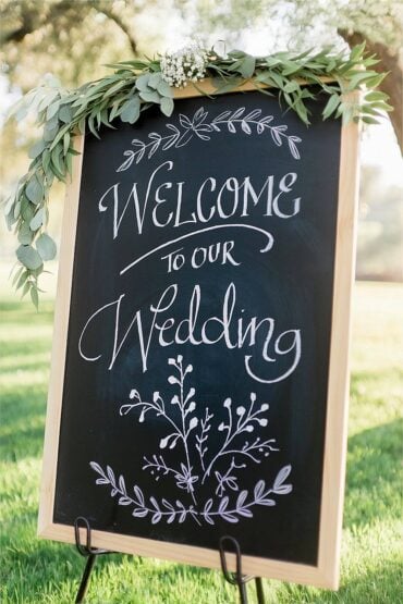 wedding sign