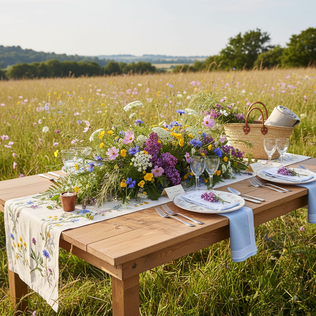 meadowcore wedding trend