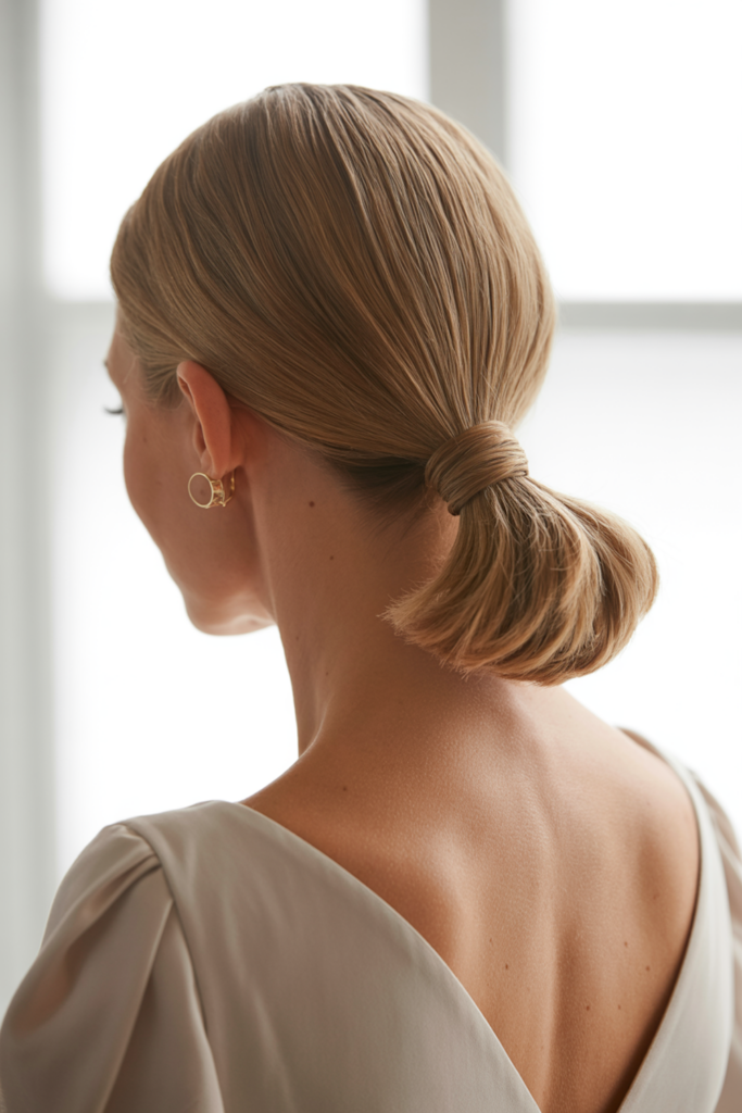 Low Ponytail (Sleek and Chic)