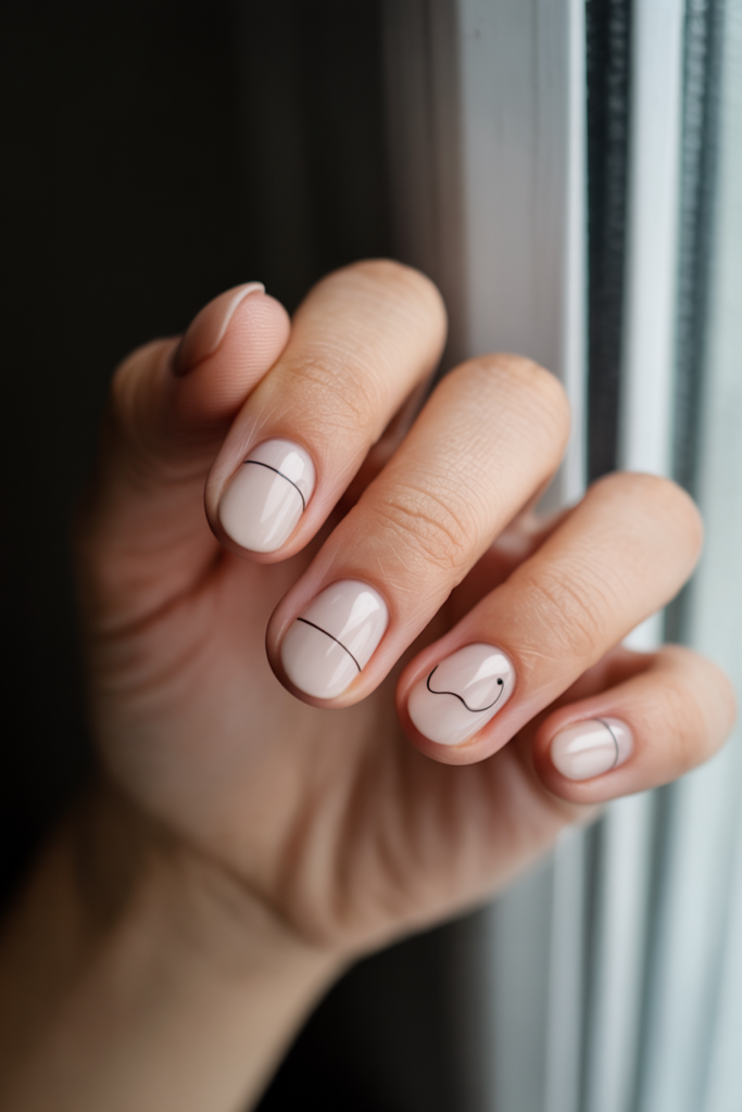 Milky White Ombré