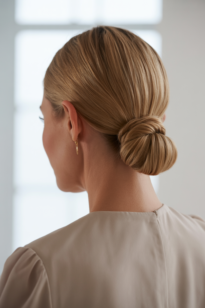 Sleek Low Bun