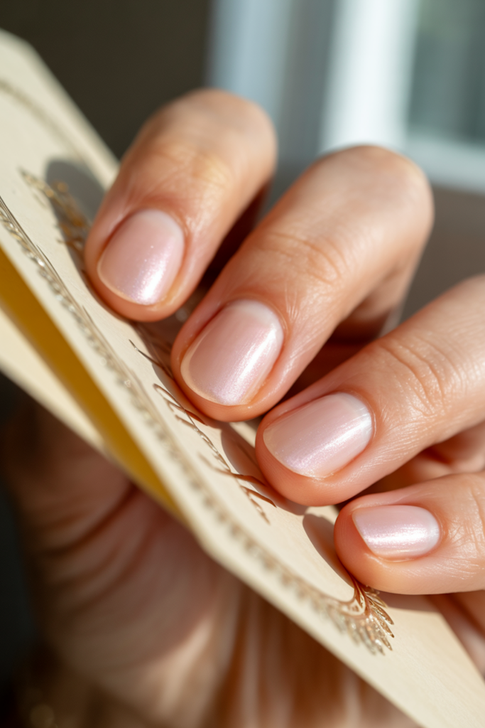 “Barely Blush” Sheer Pink