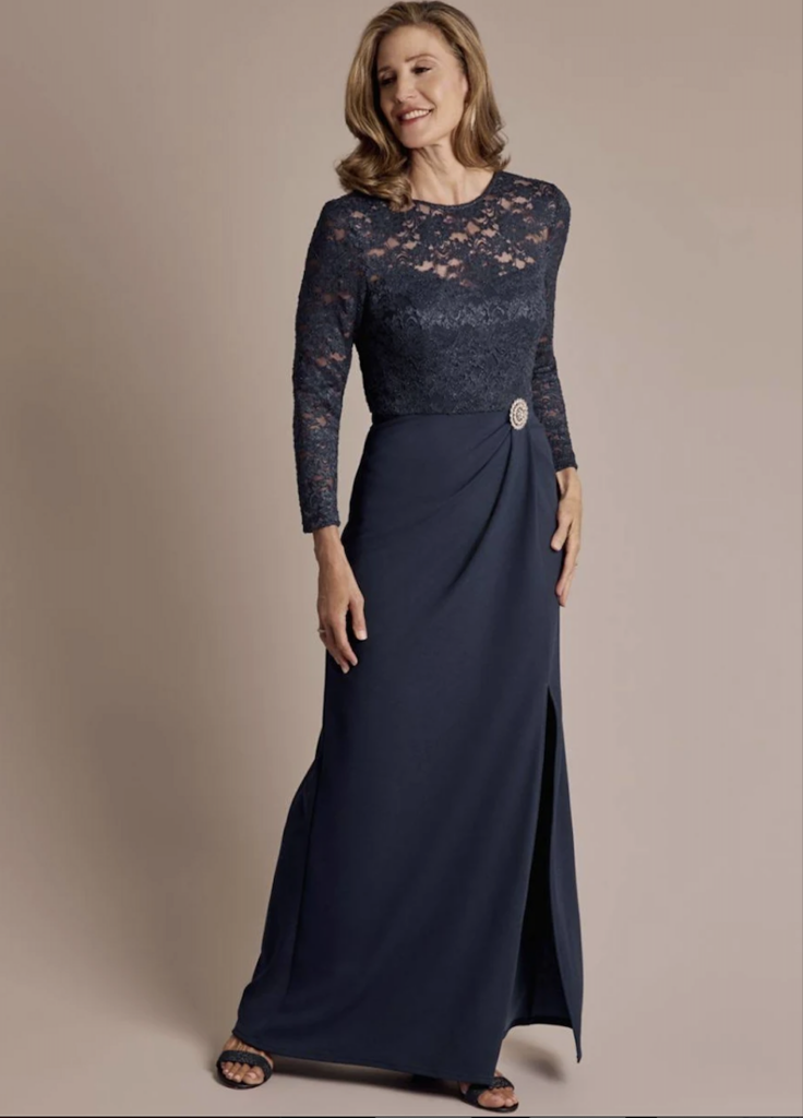 green emerald velvet dress A-Line Maxi Chiffon Mother of Groom Dresses COCOMELODY CM0246, Veiled Rose