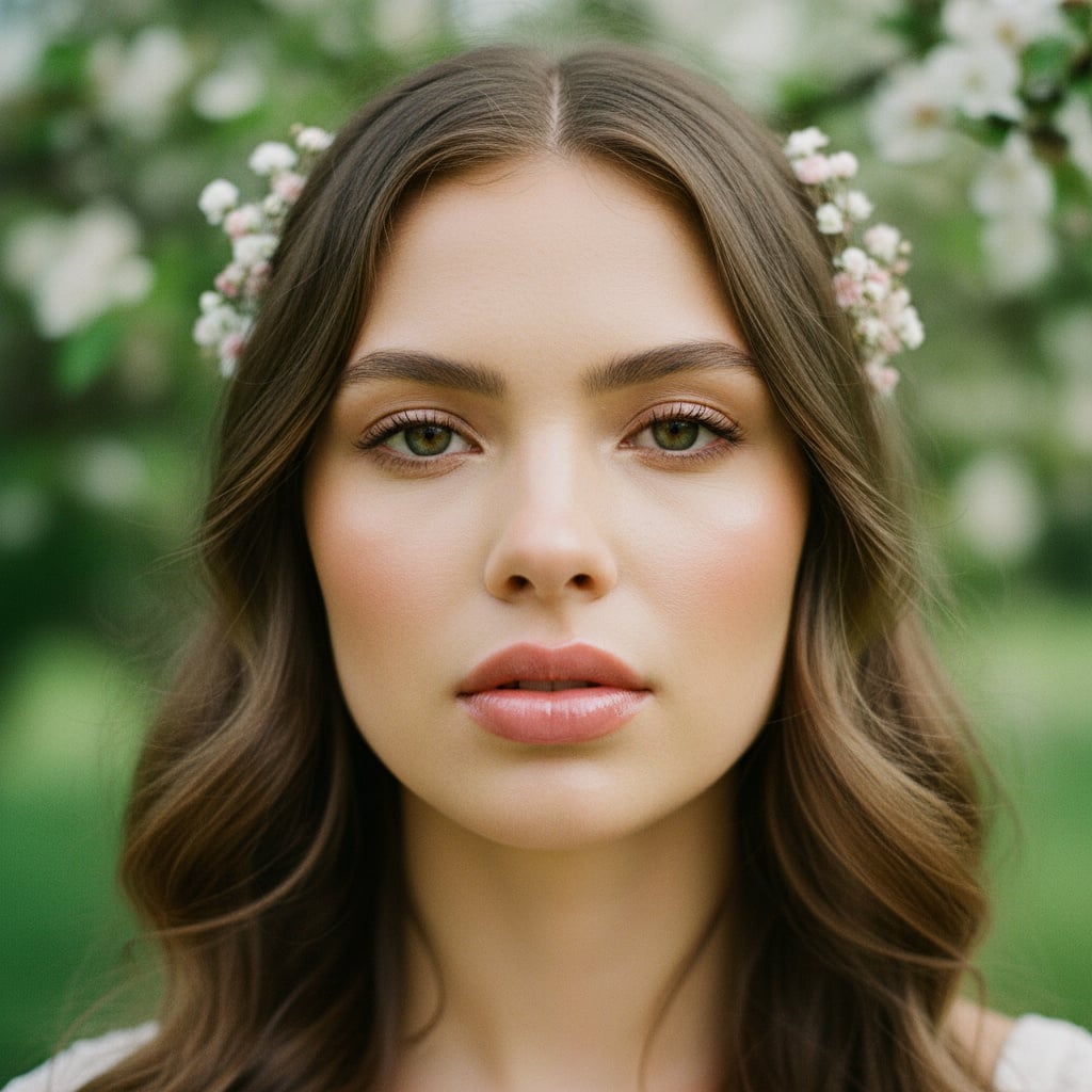 Glossy Hydrated Lips