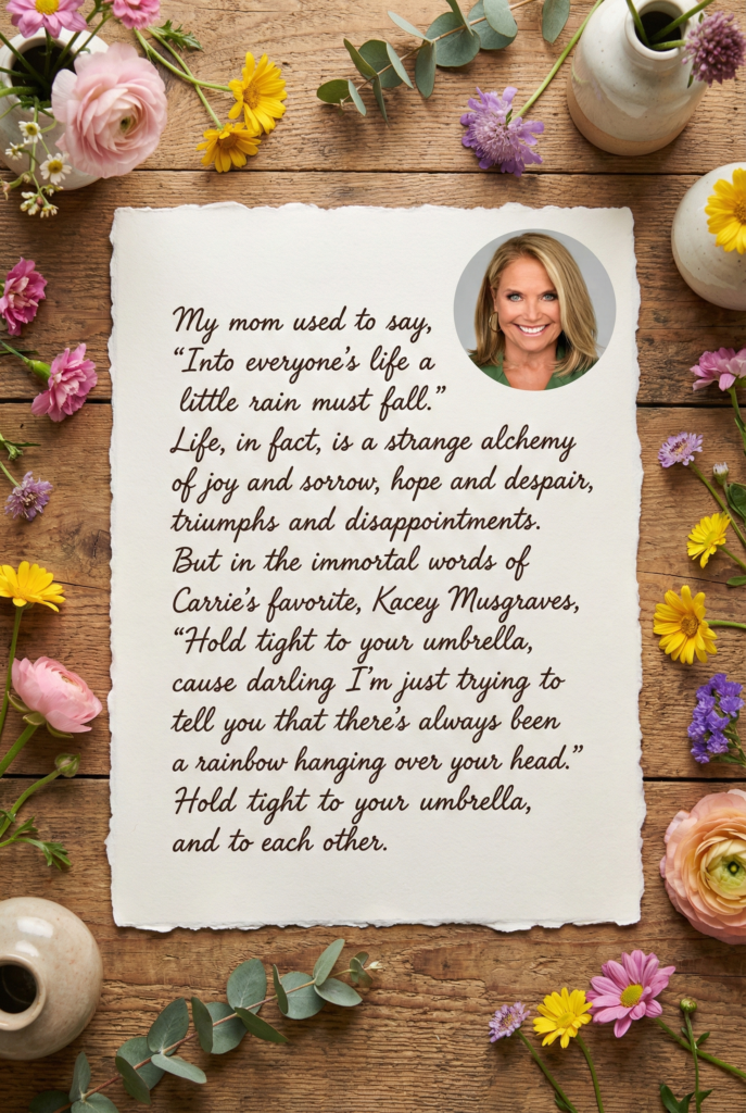 katie couric mother of the bride speech