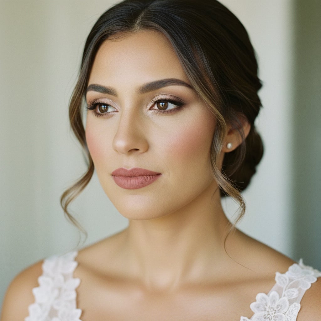 Matte Rosy Nude Lips