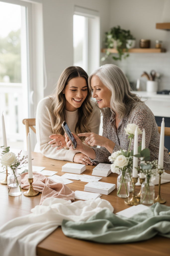 mother of the bride tasks