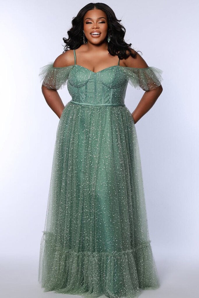 summer dress sage green Strapless Lace Midi Dress | Women's Summer Dress main image 1