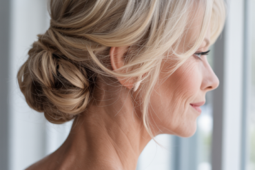 soft chignon