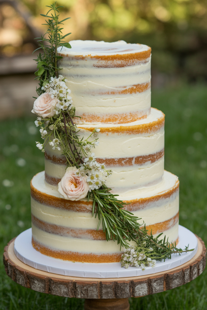 spring-wedding-cakes022 semi naked citrus and herb cake