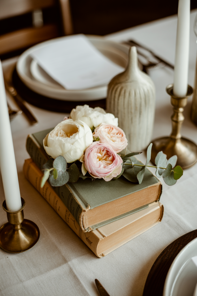 Personalized table “objects” as décor