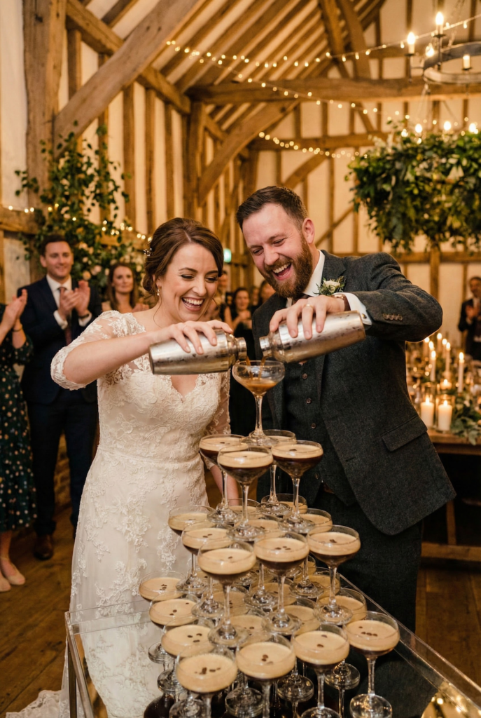espresso martini bar wedding trends