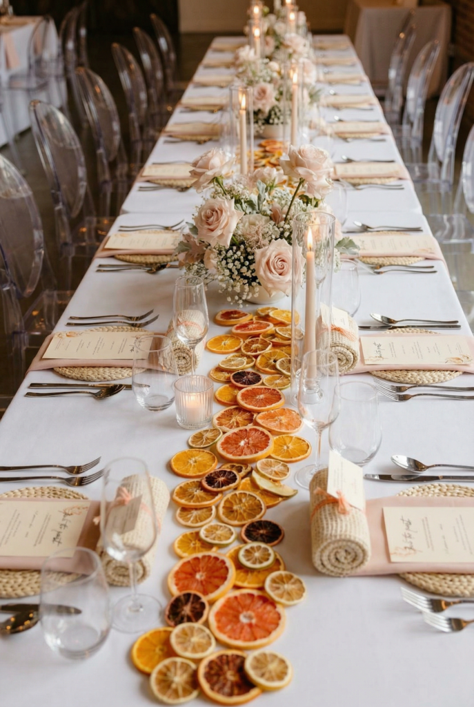 fruit centerpieces wedding trends