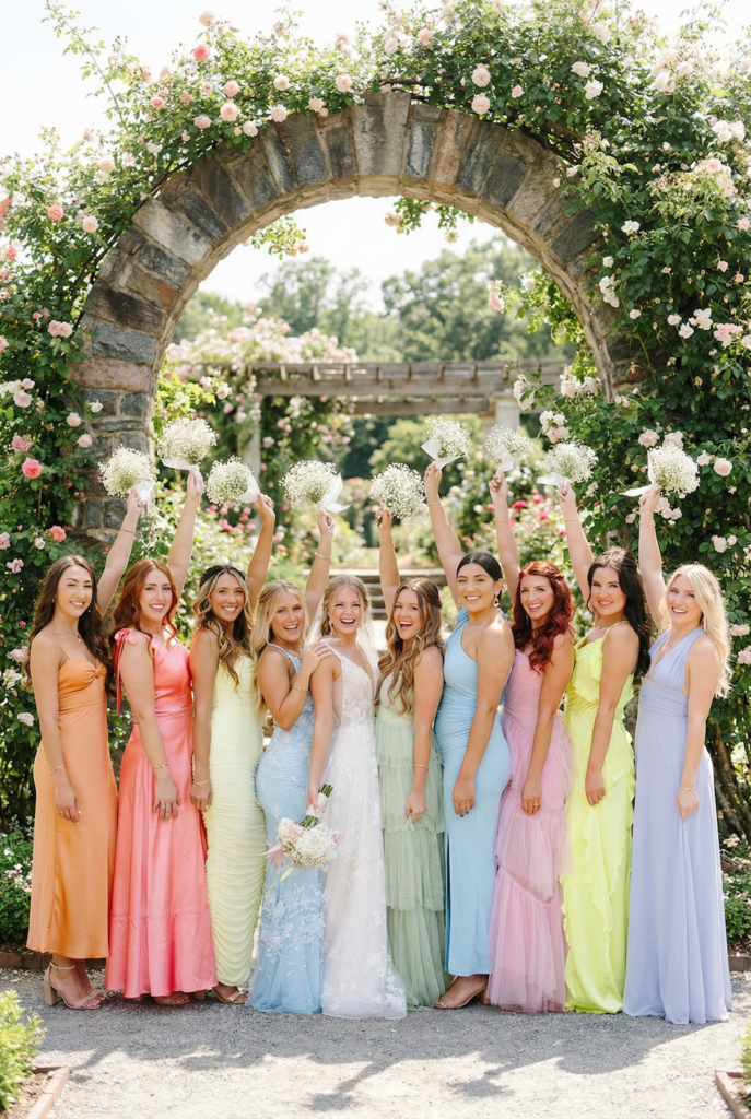 bridesmaid dresses wedding trends