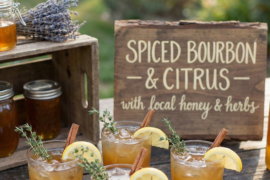 whiskey signature wedding cocktails