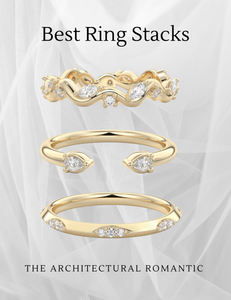 wedding ring stack
