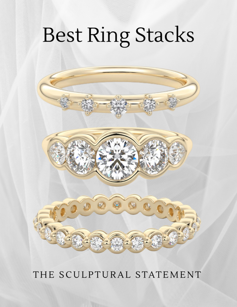 wedding ring stack