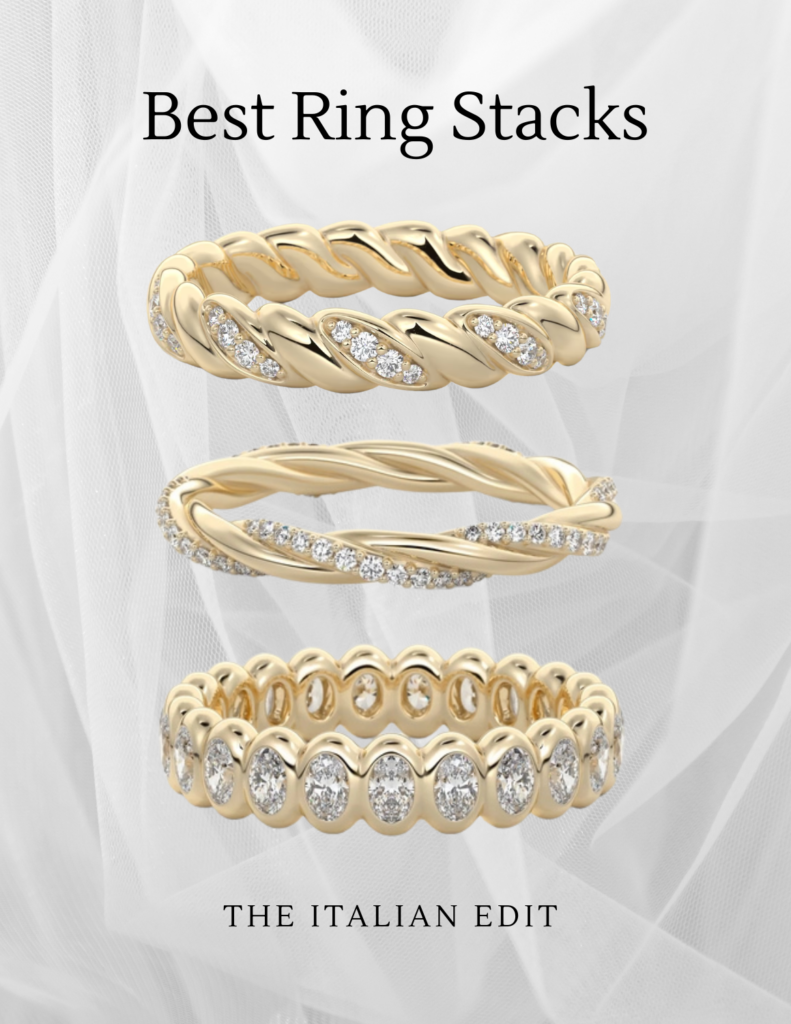 wedding ring stack