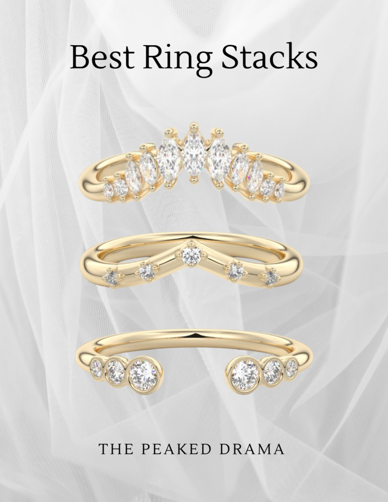 wedding ring stack