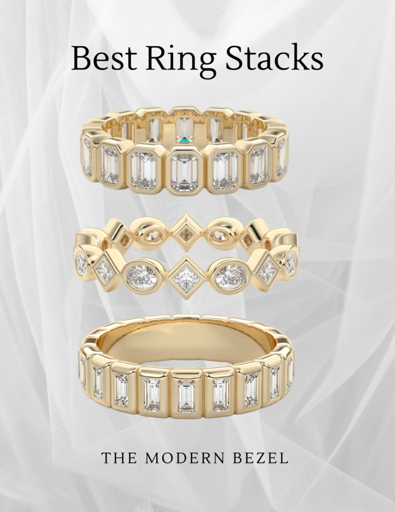 wedding ring stack