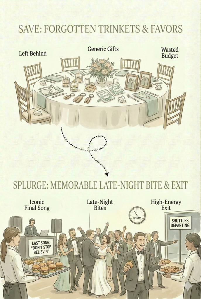 wedding splurge late night