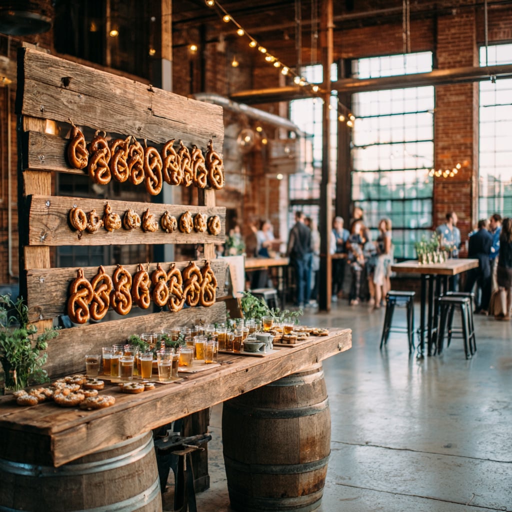 Brewery Night (With a Pretzel Wall or Snack Bar)