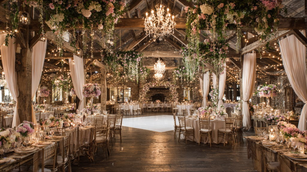 romantikus kert esküvői helyszín