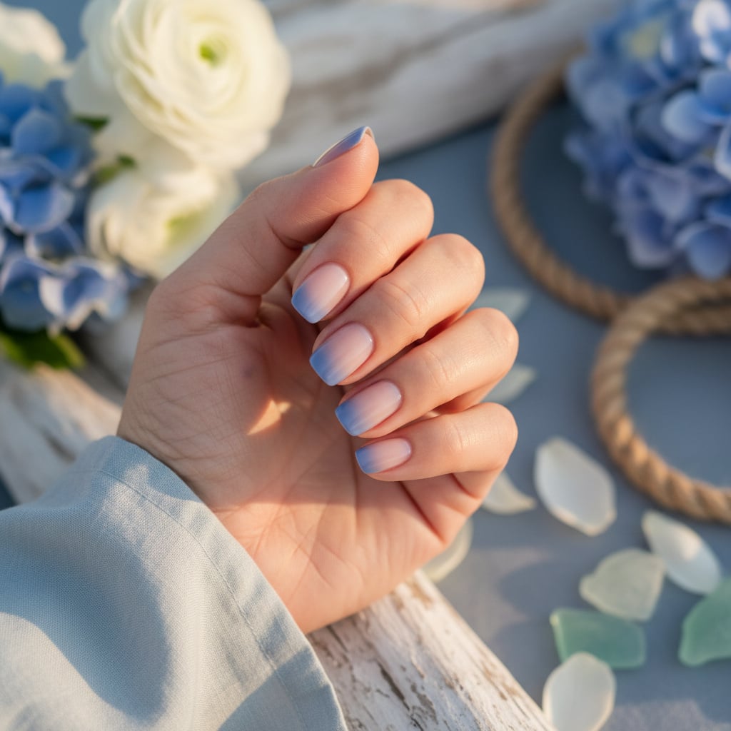 Pastel Blue Tips