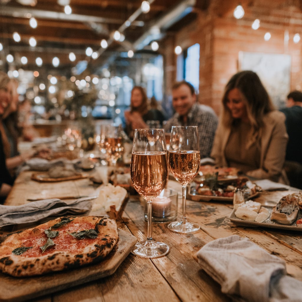 Pizza + Champagne Night