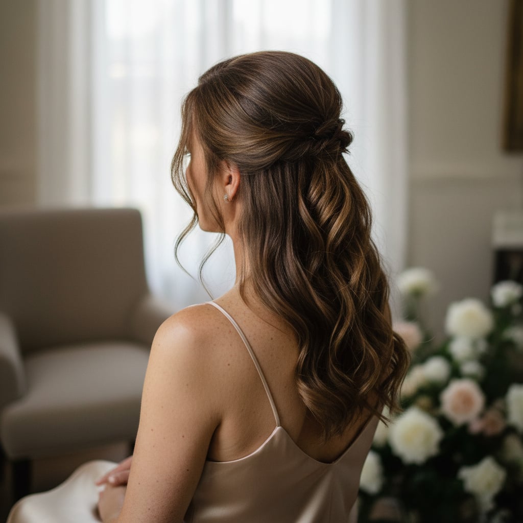 Stylish Half-Up Half-Down