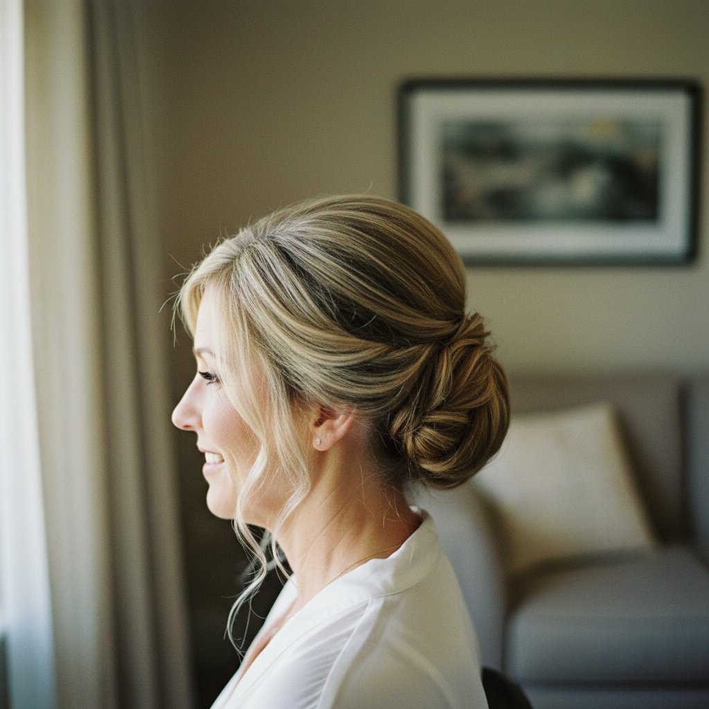 Twisted Bun with Texture