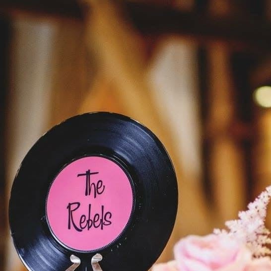 Vintage Vinyl Record Table Numbers