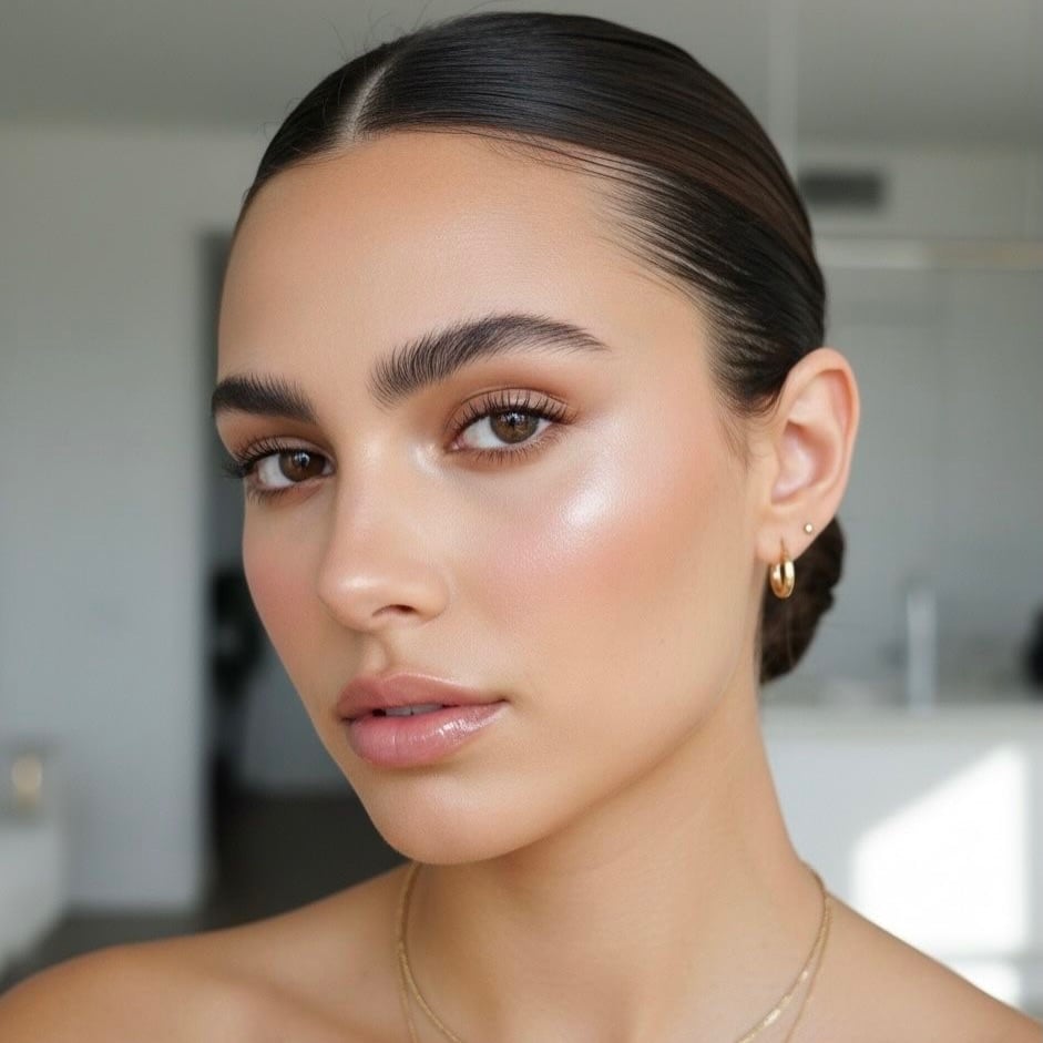 Waterproof Brown Mascara With Tightlined Lashes