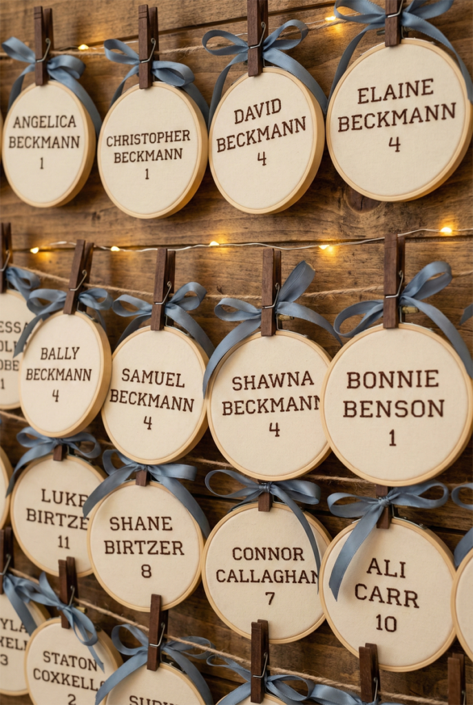 seating card display