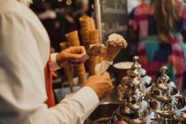 gelato wedding dessert