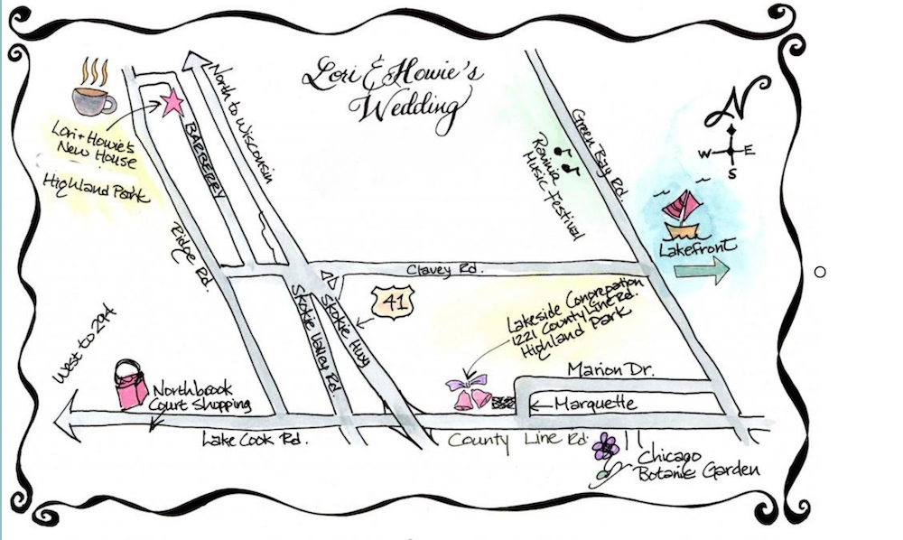 wedding map