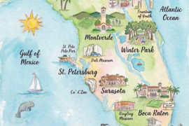 best florida wedding venues map