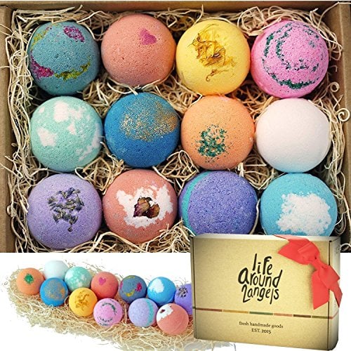 Bath bomb gift set with shea and cocoa butter