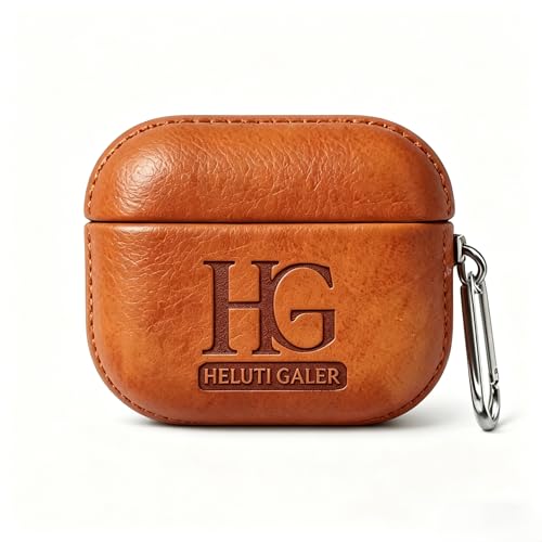 Custom engraved leather AirPods Pro case