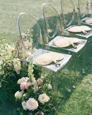 ghost acrylic wedding chairs