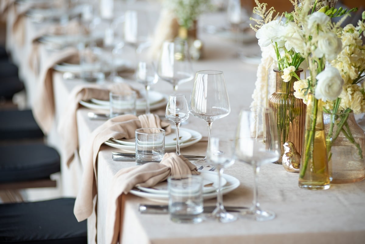 Elegant wedding table