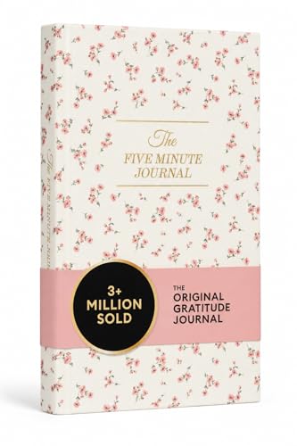 The Five Minute Journal by Intelligent Change, Ditsy Rose pattern