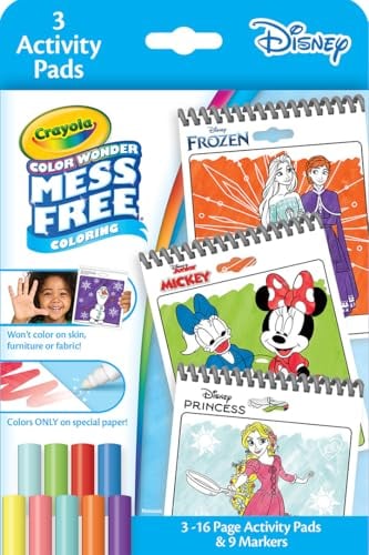 Crayola Color Wonder mess free markers and coloring pad for kids at a wedding