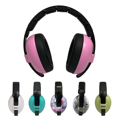 Baby Banz noise-reducing earmuffs for babies and toddlers at a wedding