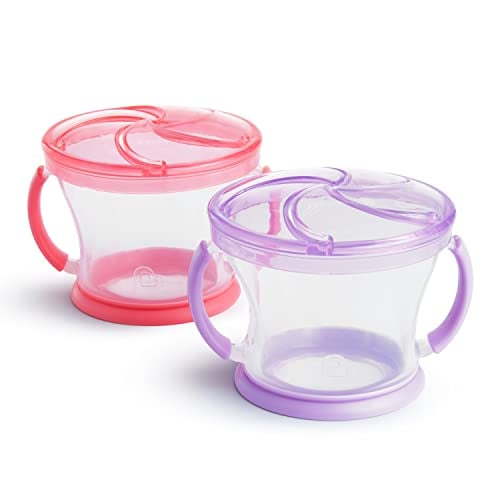 Munchkin Snack Catcher spill proof toddler snack cup at a wedding